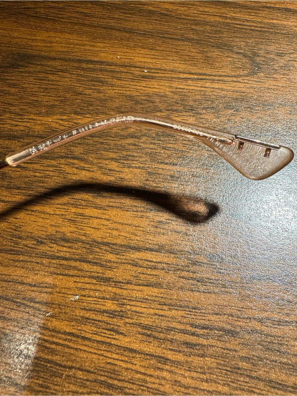 KREWE Louisa Round Sunglasses Black Gold Authentic - Picture 4 of 6